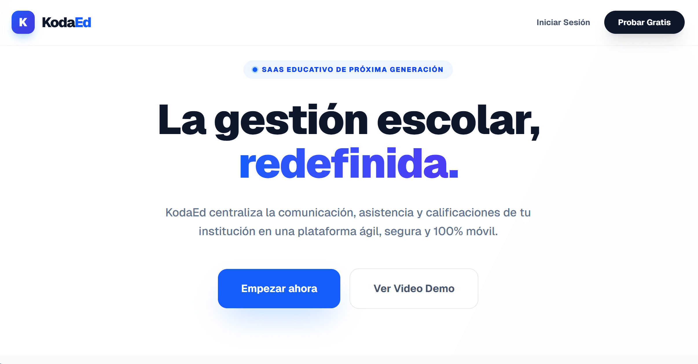 Plataforma académica SaaS